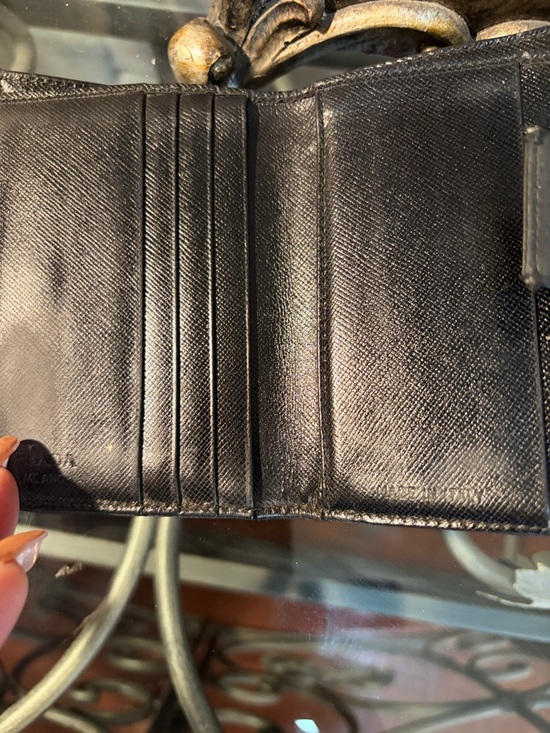 Prada Black Shoulder Bag with Buckle Detail & wallet main image 3
